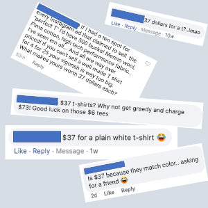 Oh no… Not Another Overpriced T-Shirt!
