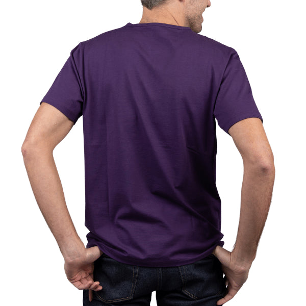 webert Cotton T-Shirt Mens Short Blouse Printed Casual Shirt Sleeve Men's  Blouse Extra Slim Fit Dress Shirt Purple at  Men's Clothing store