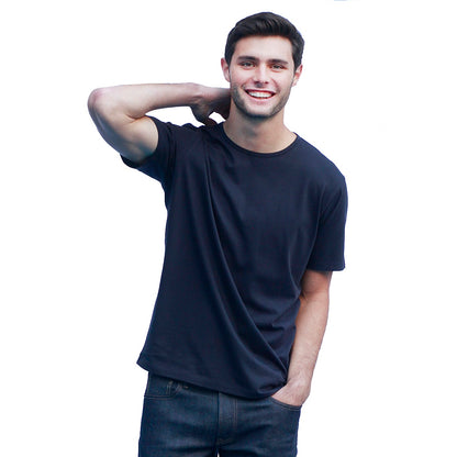 Men's Dark Navy T-shirts Short Sleeve