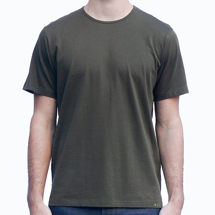 Men's Dark Green T-shirts Short Sleeve