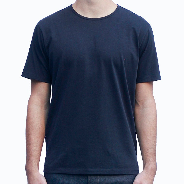 Men's Dark Navy T-shirts Short Sleeve