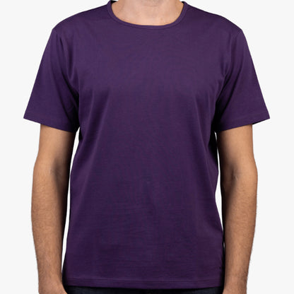 Men's Purple T-shirt Short Sleeve