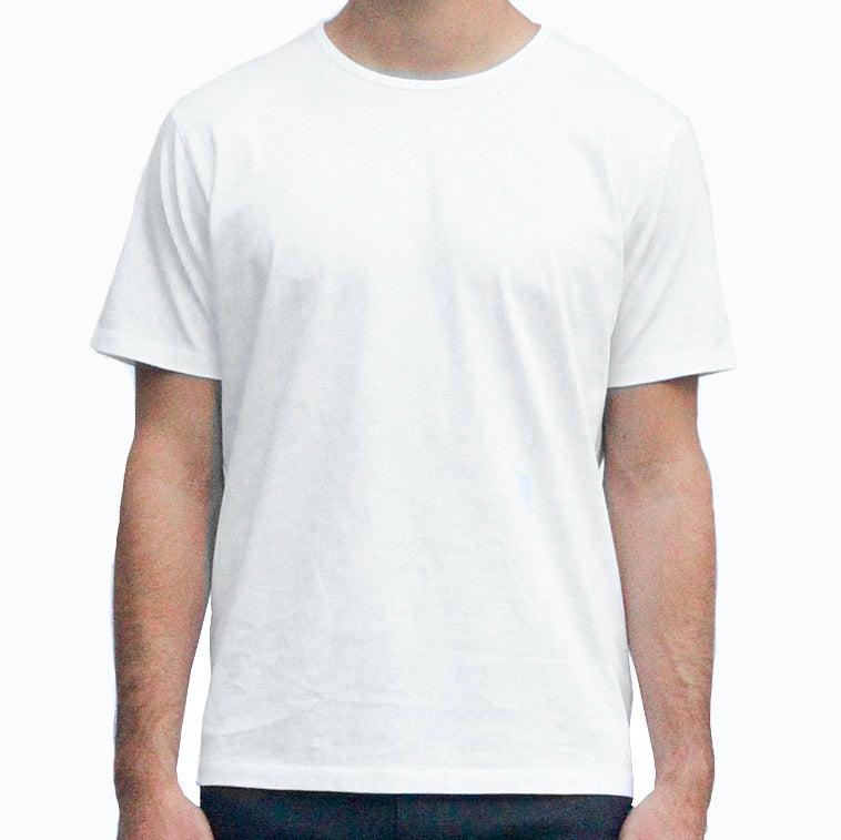 Men's White T-shirts Short Sleeve